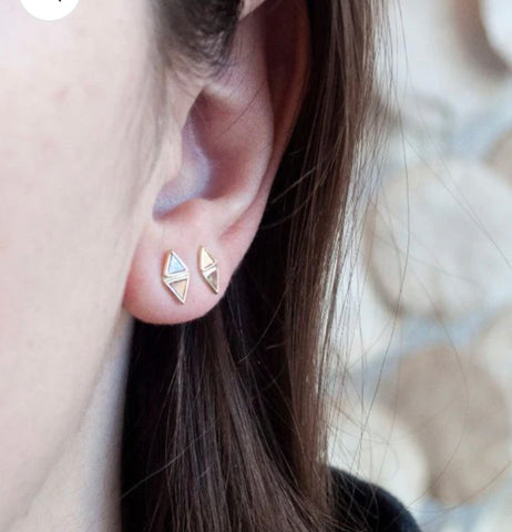 Double love studs